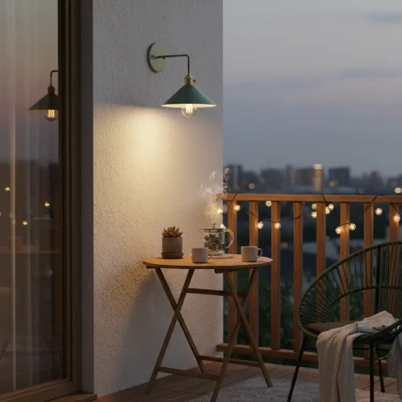 Arandela de Parede Industrial Macarrons Com Lâmpada - Ilúmine Decor