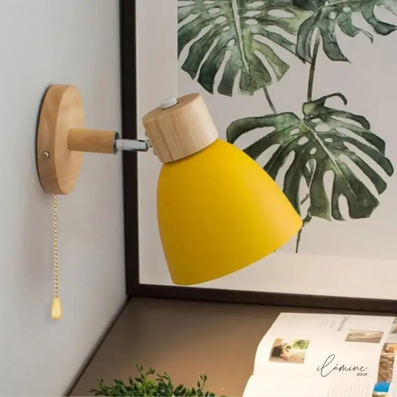 Arandela de Parede Wooden - Ilúmine Decor