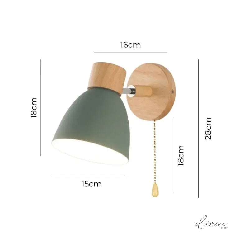 Arandela de Parede Wooden - Ilúmine Decor