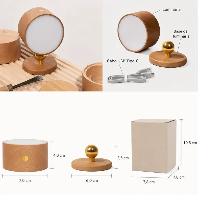 Arandela de Parde Sem Fio Inteligente Led - Ilúmine Decor