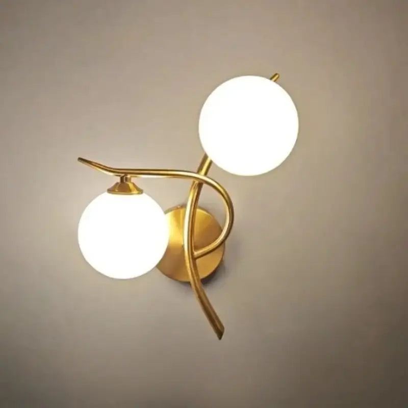 Arandela de Parede Bola de Vidro Moderna - Ilúminedecor