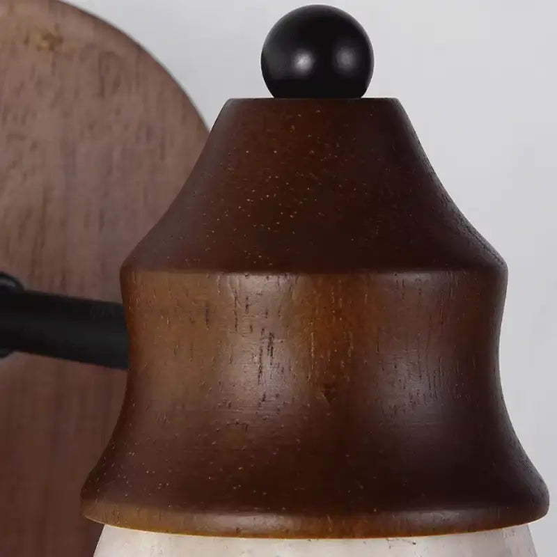 Arandela de Parede Estilo Japonês Pedra Natural - Ilúmine Decor
