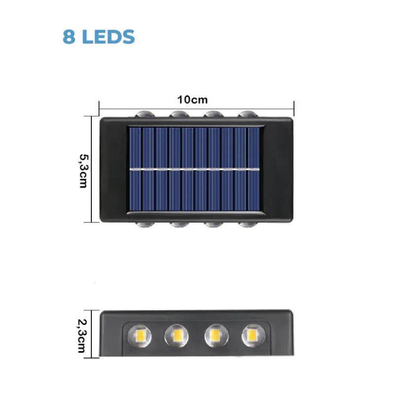 Arandela de Parede Externa à Prova d’Água Kit 2 unidades - IlúmineDecor