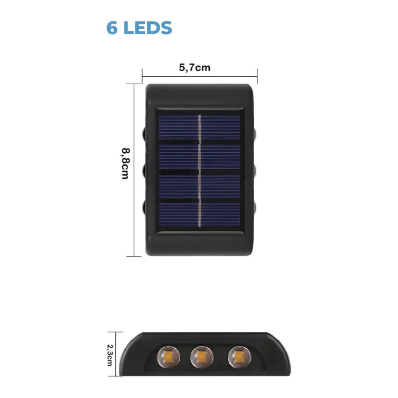 Arandela de Parede Externa à Prova d’Água Kit 2 unidades - IlúmineDecor