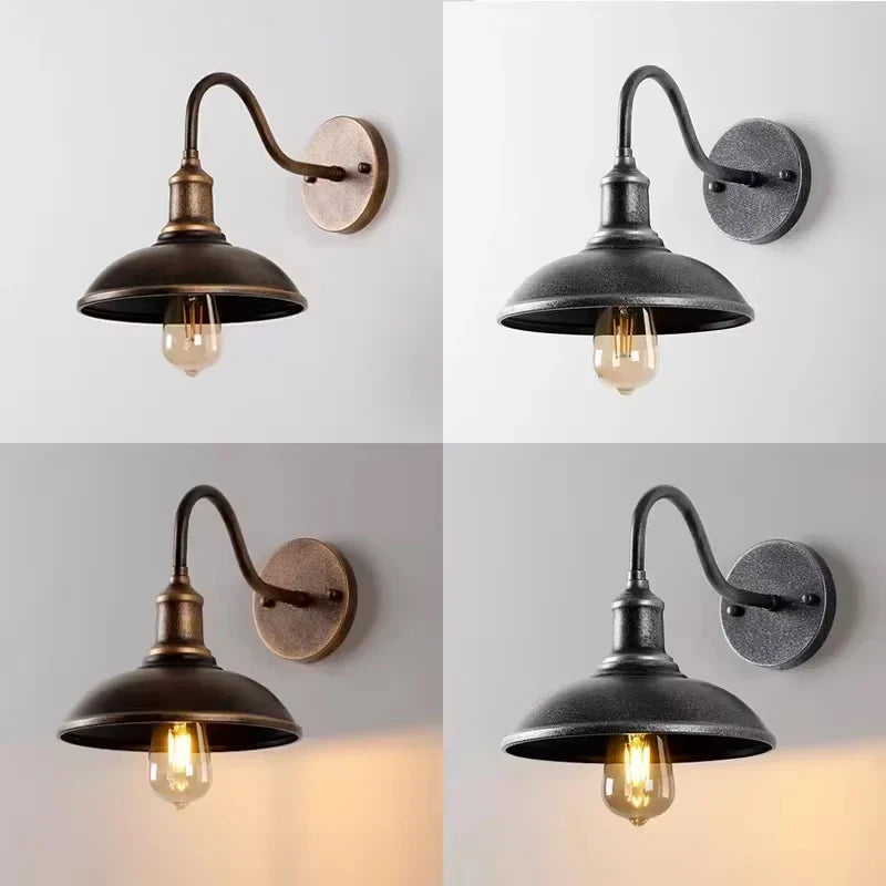 Arandela de Parede Vintage Estilo Industrial - Ilúmine Decor