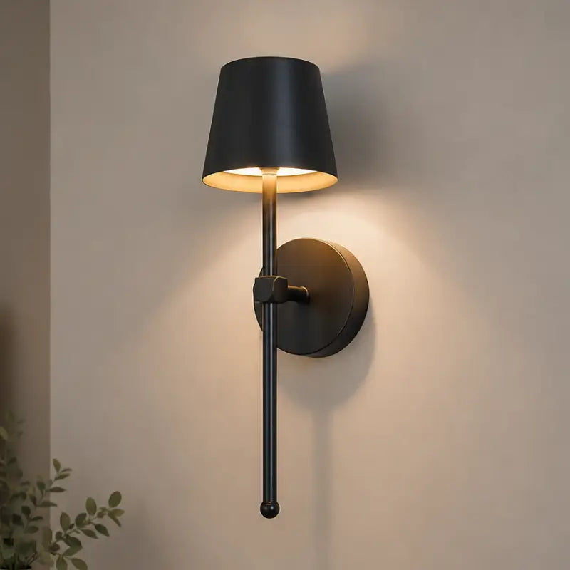 Arandela de Parede LED Retrô Recarregável Sem Fio - Ilúmine Decor