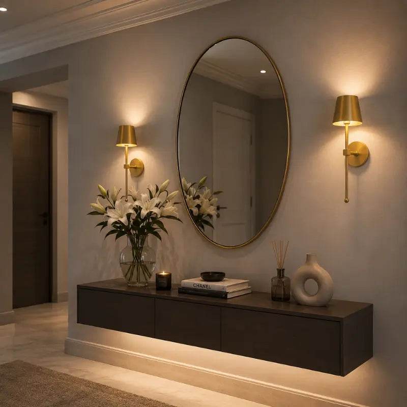 Arandela de Parede LED Retrô Recarregável Sem Fio - Ilúmine Decor