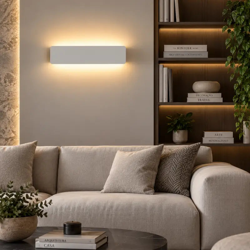 Arandela de Parede LED em Alumínio Ajustável 270°