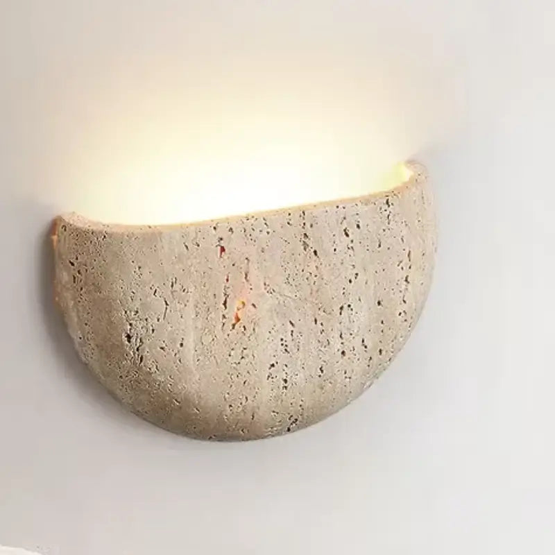 Arandela de Parede Meia Lua Wabi-sabi - Ilúmine Decor