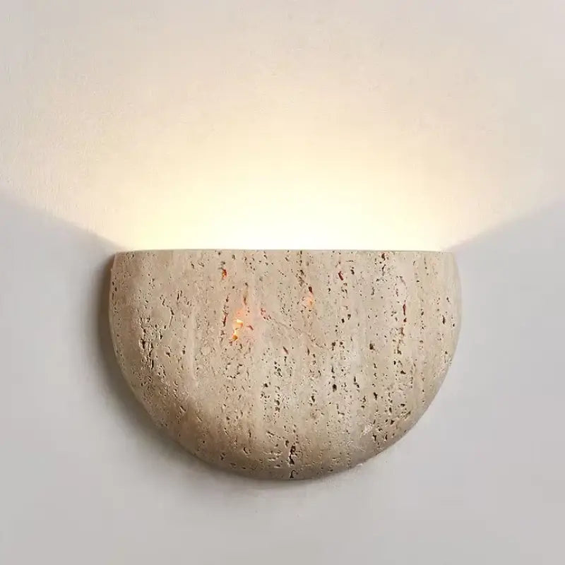 Arandela de Parede Meia Lua Wabi-sabi - Ilúmine Decor