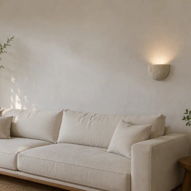 Arandela de Parede Meia Lua Wabi-sabi - Ilúmine Decor