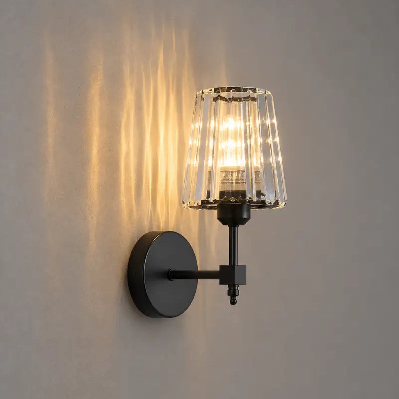 Arandela de Parede Nórdica em Cristal para Cabeceira - Ilúmine Decor