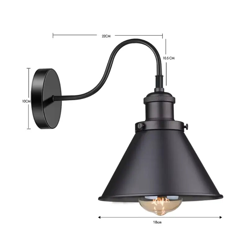 Arandela de Parede Sofisticada Estilo industrial - Ilúmine Decor