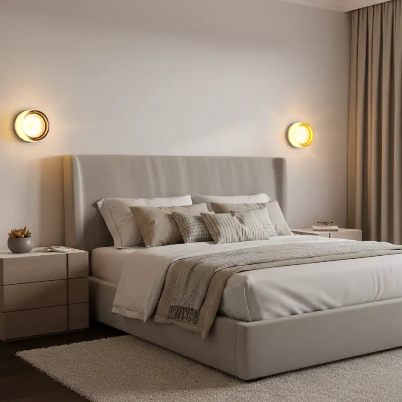 Arandela de Parede em Vidro Âmbar - Ilúmine Decor