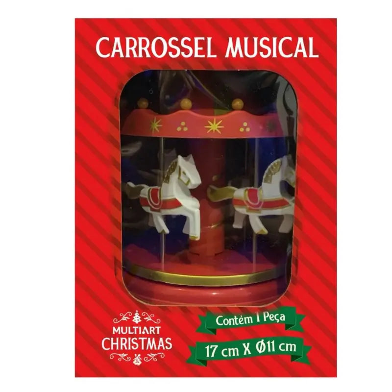 Decoração de Natal Carrossel Musical - Ilúmine Decor