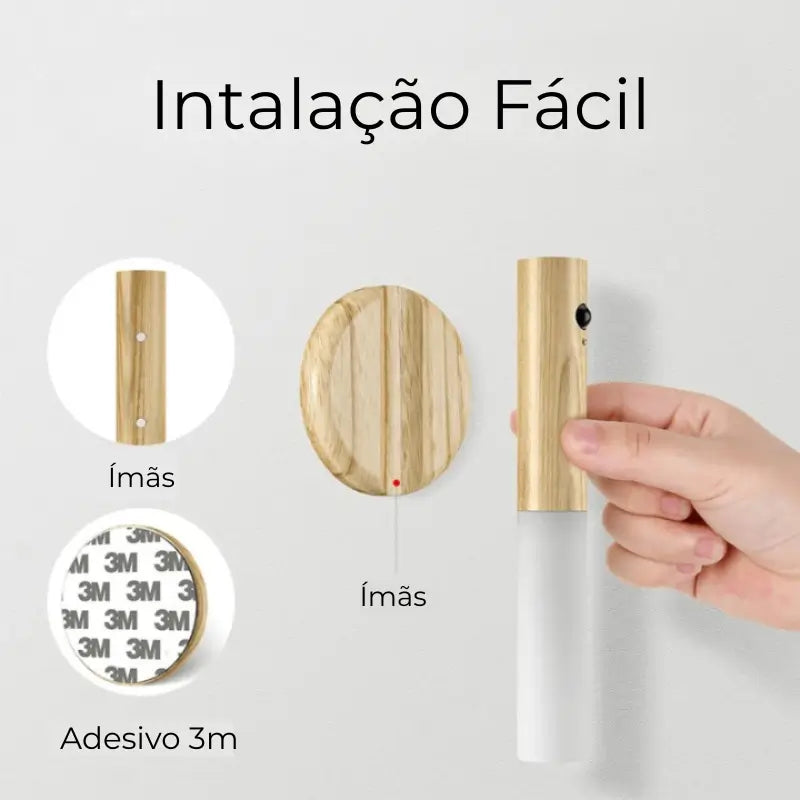Luminária de Parede Inteligente Com Sensor de Movimento - Ilúmine Decor
