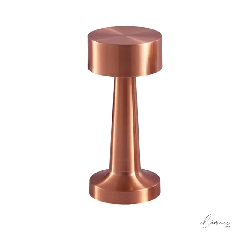 Luminária de Mesa Retrô LED Sem Fio Recarregável - Ilúmine Decor