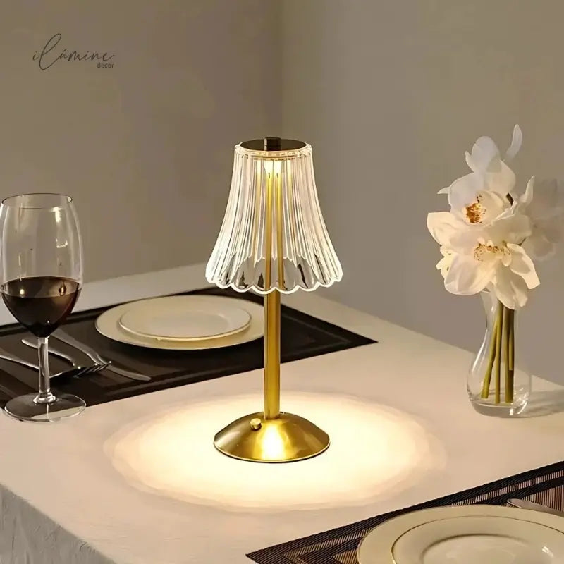Luminária de Mesa Sem Fio Abajur - Ilúmine Decor