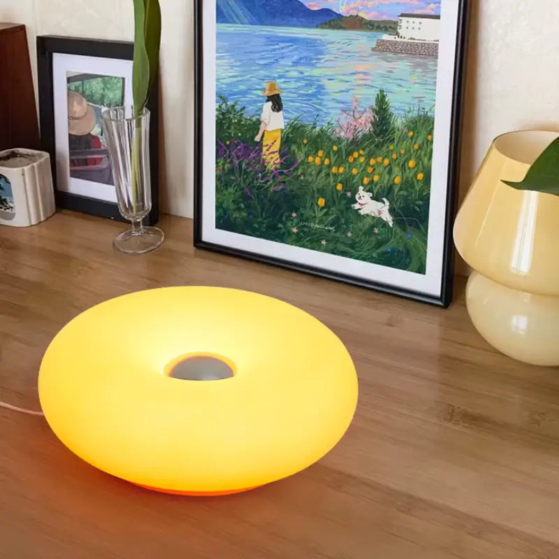 Luminária Decorativa de Mesa Donut LED USB - Ilúmine Decor