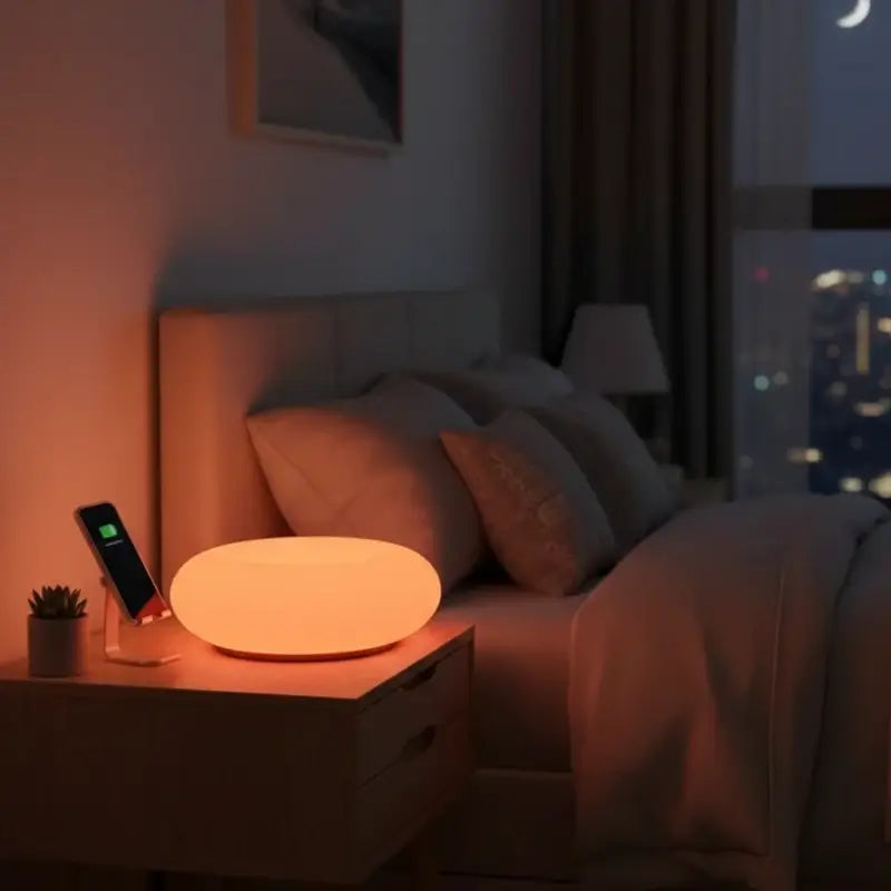 Luminária Decorativa de Mesa Donut LED USB - Ilúmine Decor
