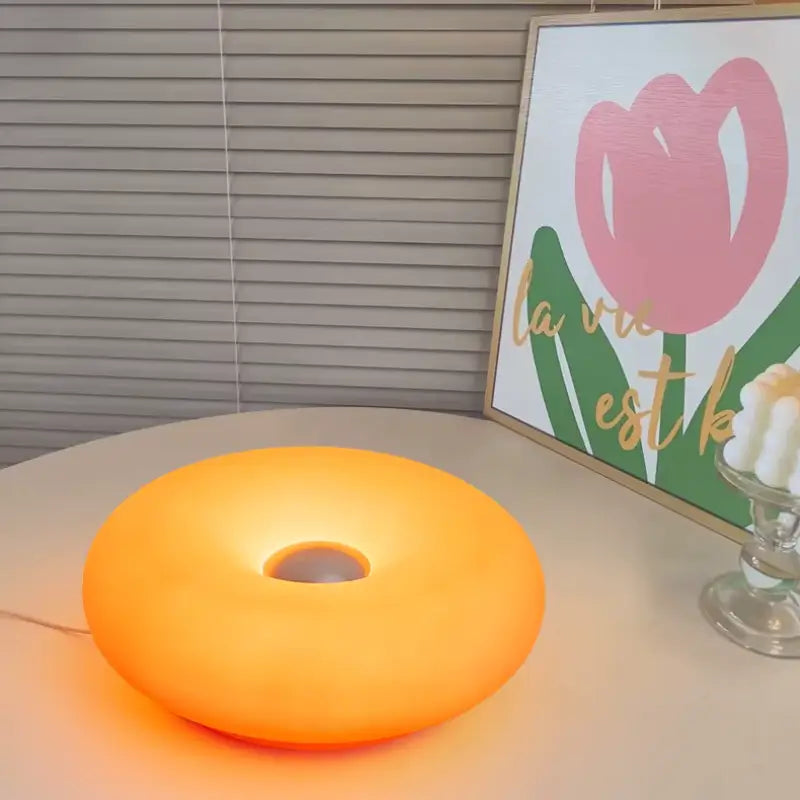 Luminária Decorativa de Mesa Donut LED USB - Ilúmine Decor