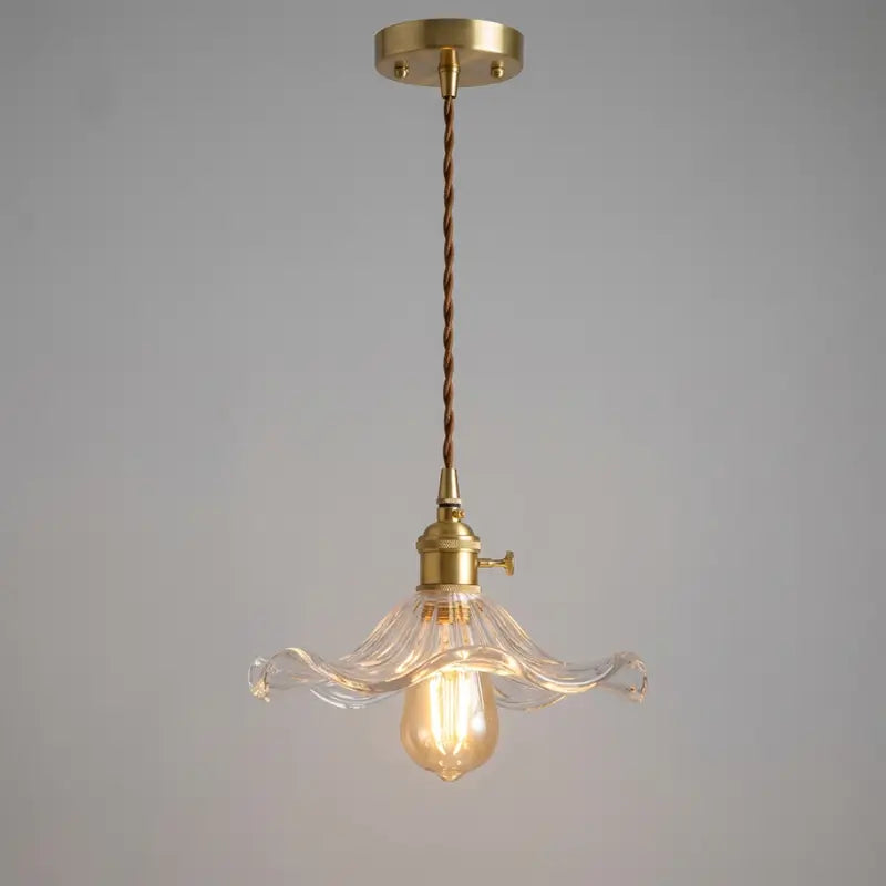 Luminária deTeto Pendente LED Nórdica em Vidro Colorido - Ilúmine Decor