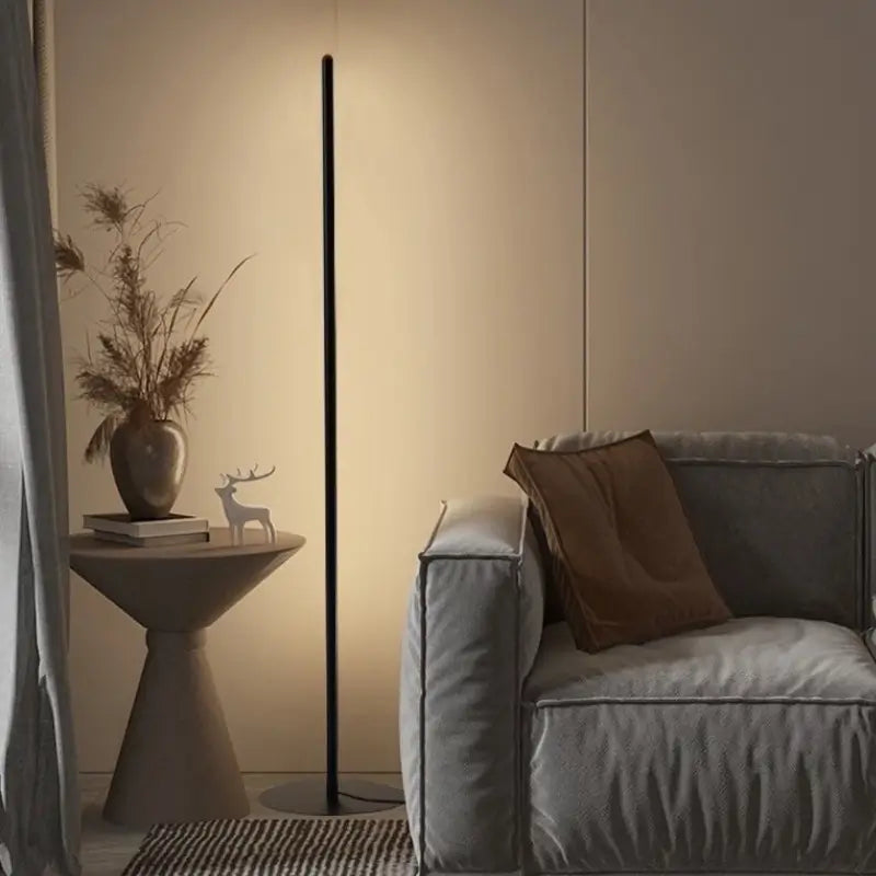 Luminária de Chão Barra Led Minimalista - Ilúmine Decor