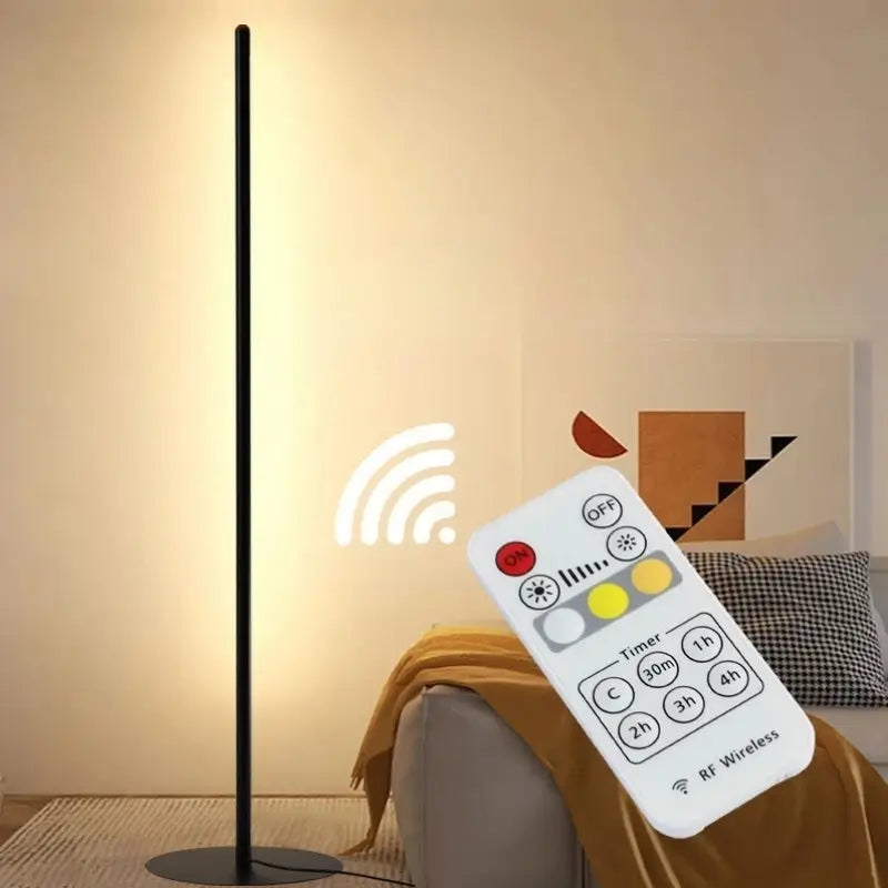 Luminária de Chão Barra Led Minimalista - Ilúmine Decor