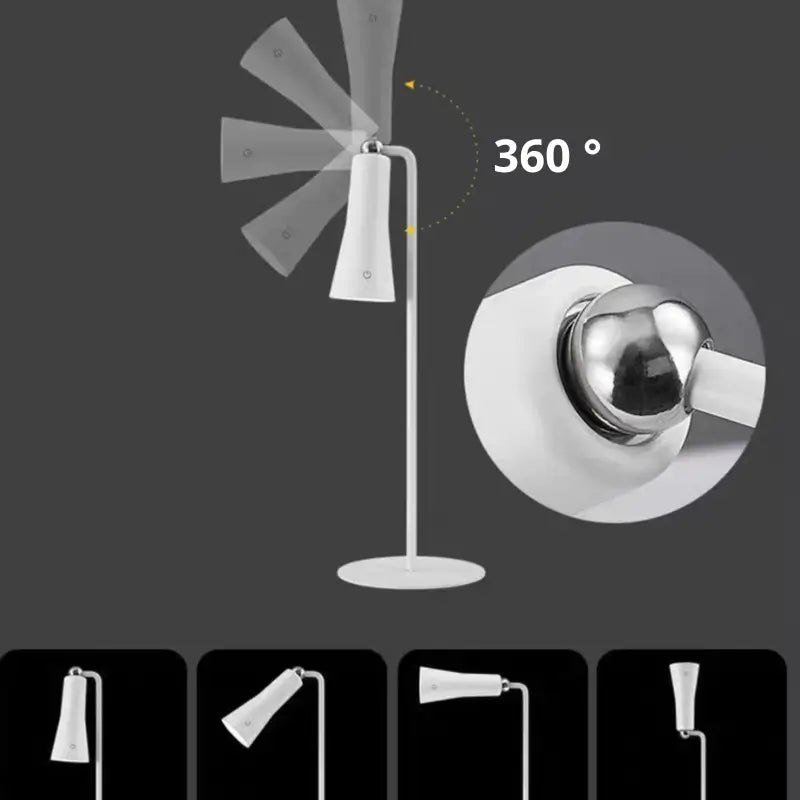 Luminária de Mesa 4 em 1 Led Ajustável 360° - Ilúmine Decor