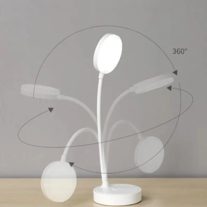 Luminária de Mesa Decorativa LED Flexível Touch - Ilúmine Decor