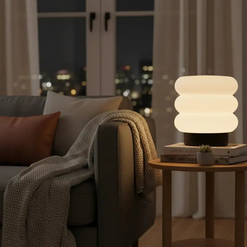 Luminária de Mesa Decorativa Nuvem com Lâmpada LED - Ilúmine Decor
