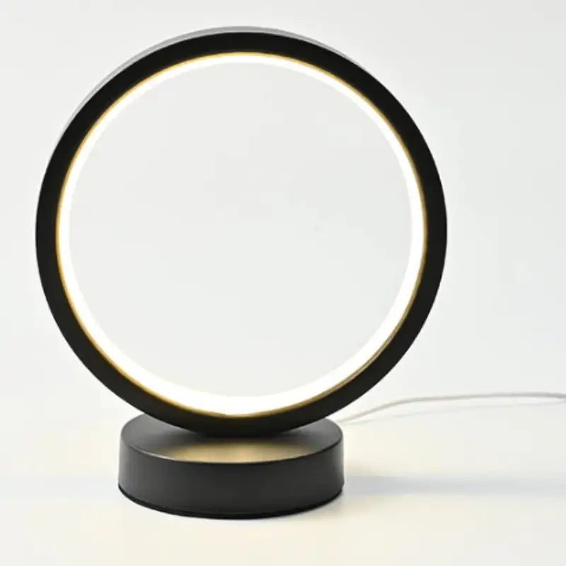 Luminária de Mesa Decorativa Redonda LED Moderna - Ilúmine Decor