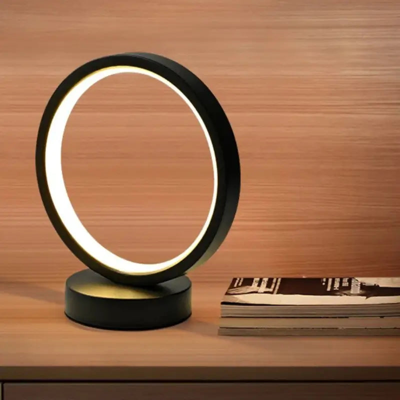 Luminária de Mesa Decorativa Redonda LED Moderna - Ilúmine Decor