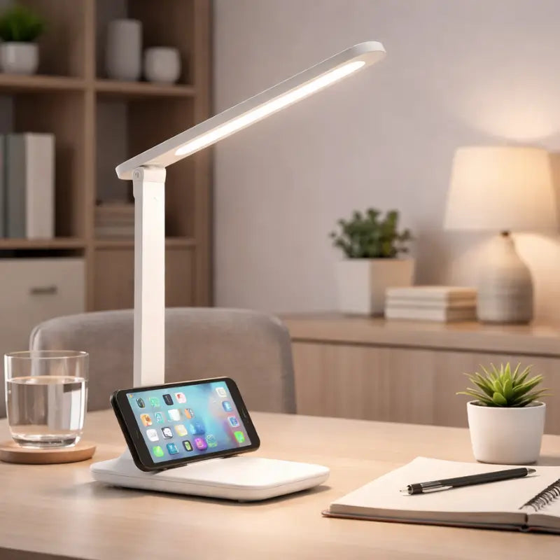 Luminária de Mesa LED Leitura Ajustável Recarregável 3 Modos - Ilúmine Decor