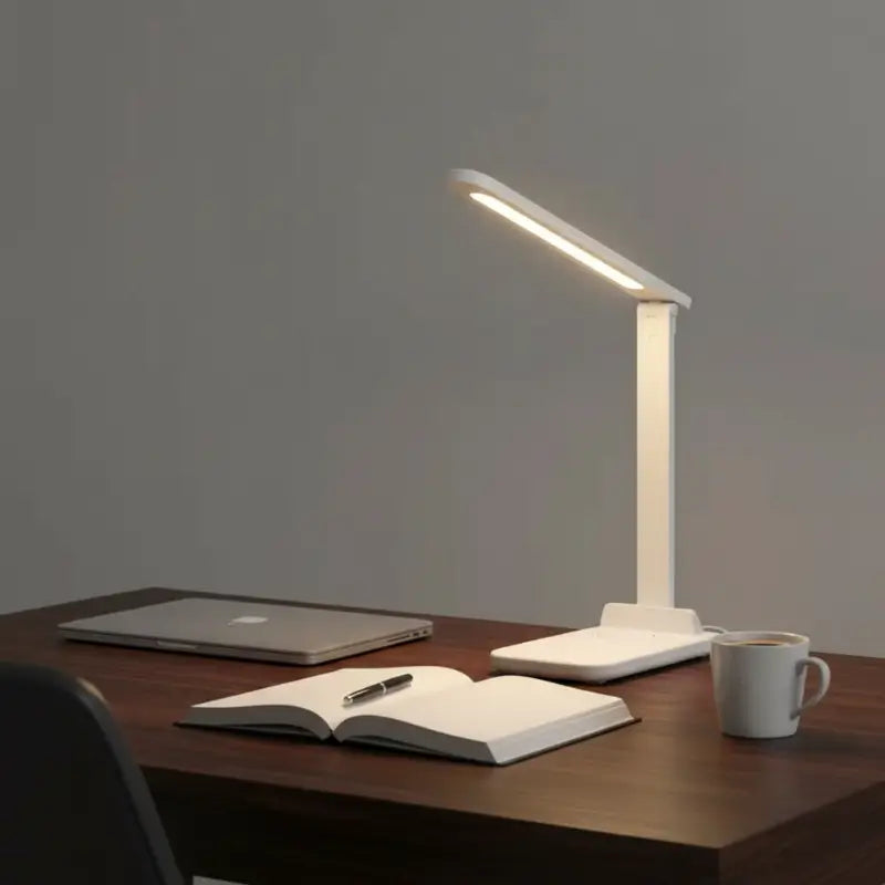 Luminária de Mesa LED Leitura Ajustável Recarregável 3 Modos - Ilúmine Decor