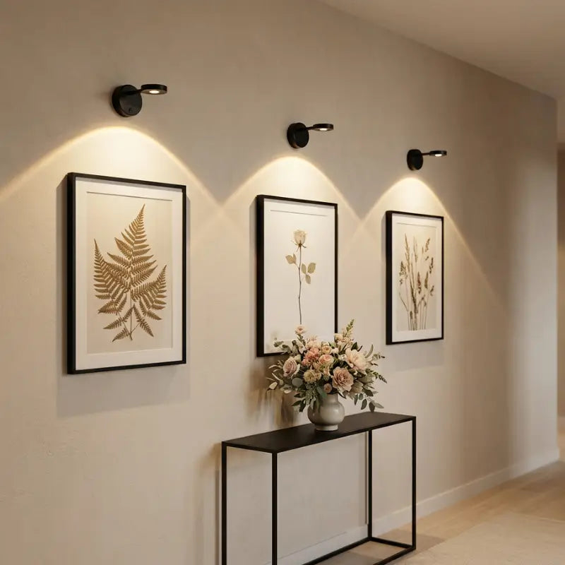 Luminária de Parede LED com Sensor de Movimento Sem Fio Recarregável - Ilúmine Decor