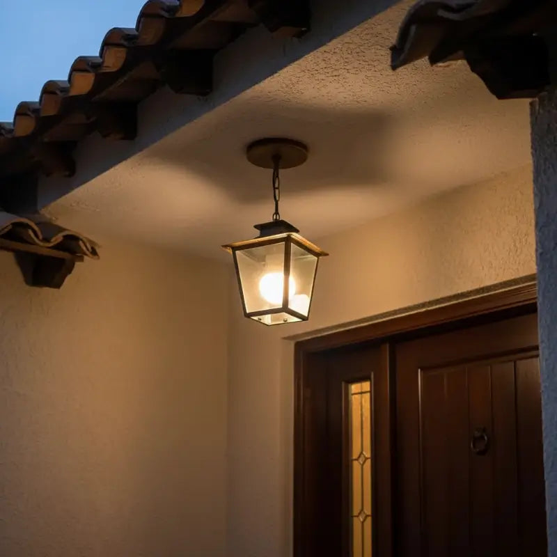 Luminária de Teto Pendente Vintage Estilo Colonial - Ilúmine Decor