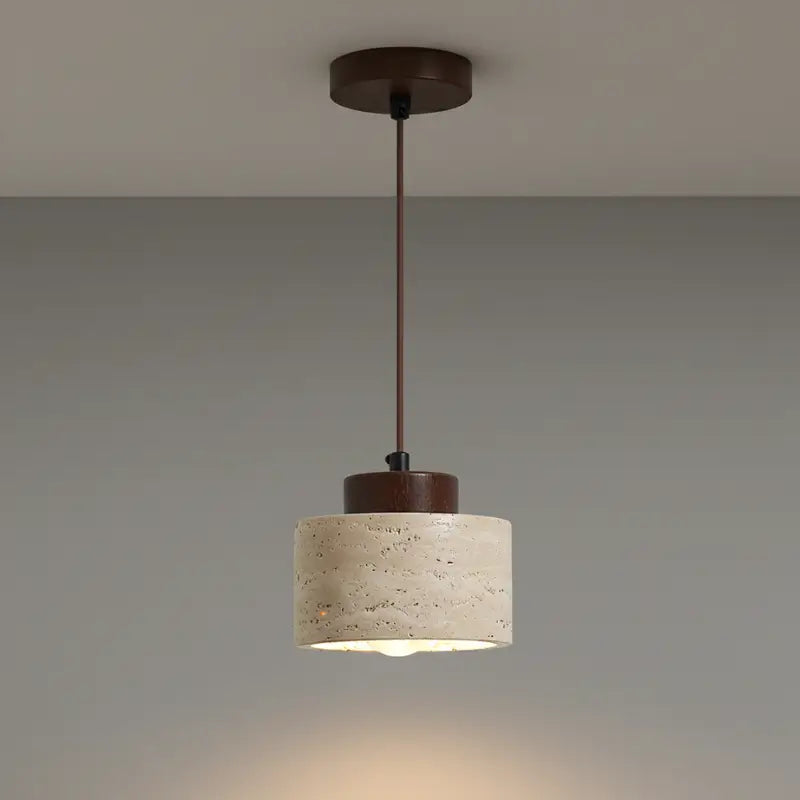 Luminária de Teto Pendente Wabi-Sabi Estilo Japonês - Ilúmine Decor