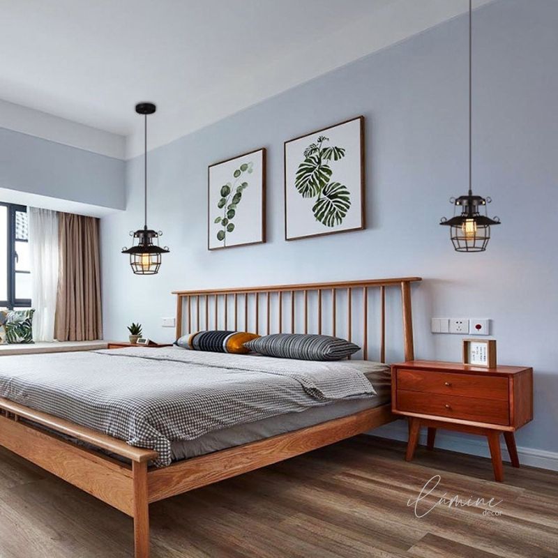 Lustre Pendente de Teto Retrô Industrial - Ilúmine Decor