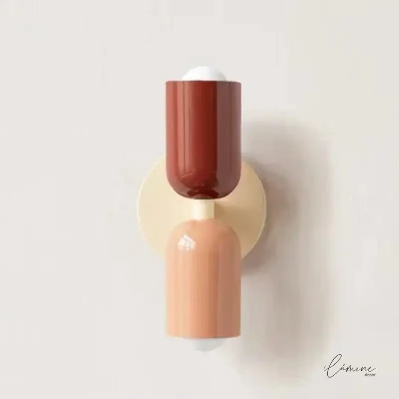 Arandela de Parede Dupla Minimalista - Ilúmine Decor