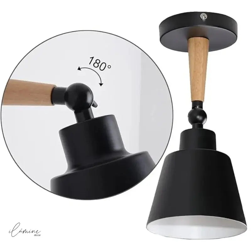 Arandela de Parede Regulável Nórdica com Lâmpada - Ilúmine Decor