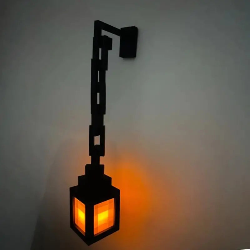 Luminária decorativa de parede efeito pixelado