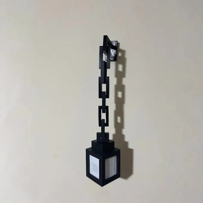 Luminária decorativa de parede efeito pixelado