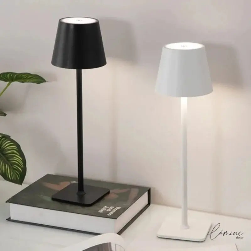 Luminária de Mesa Sem Fio Decorativa Dimerizável - Ilúmine Decor