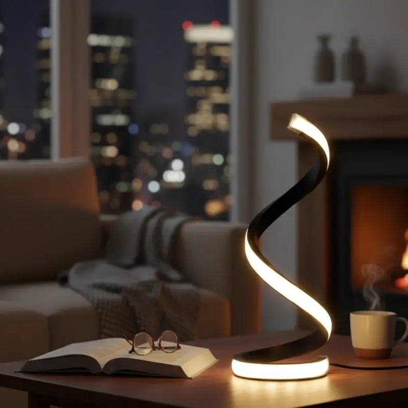 Luminária de Mesa Minimalista com 3 Tons de Luz - Ilúmine Decor