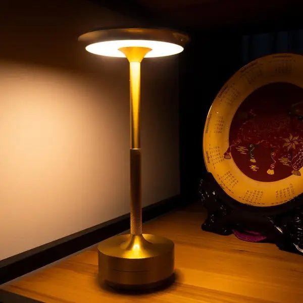 Luminária de Mesa LED Sem Fio 3 Tons de Luz