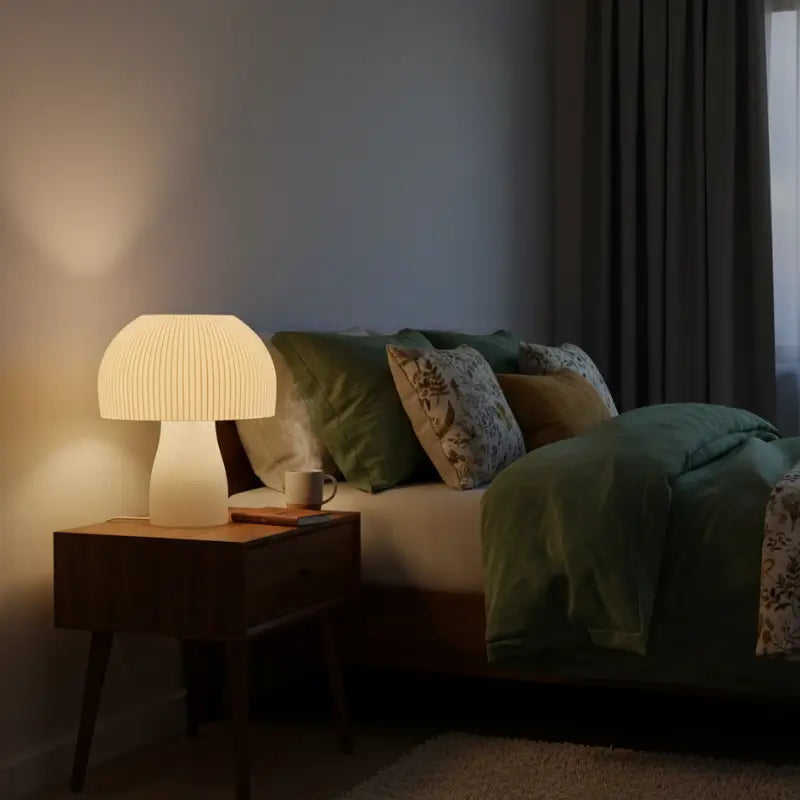 Abajur de Mesa Cogumelo Minimalista - ilumine Decor