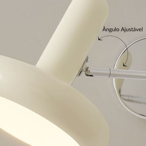 Arandela de Parede Articulada Retrátil Ilúmine Decor