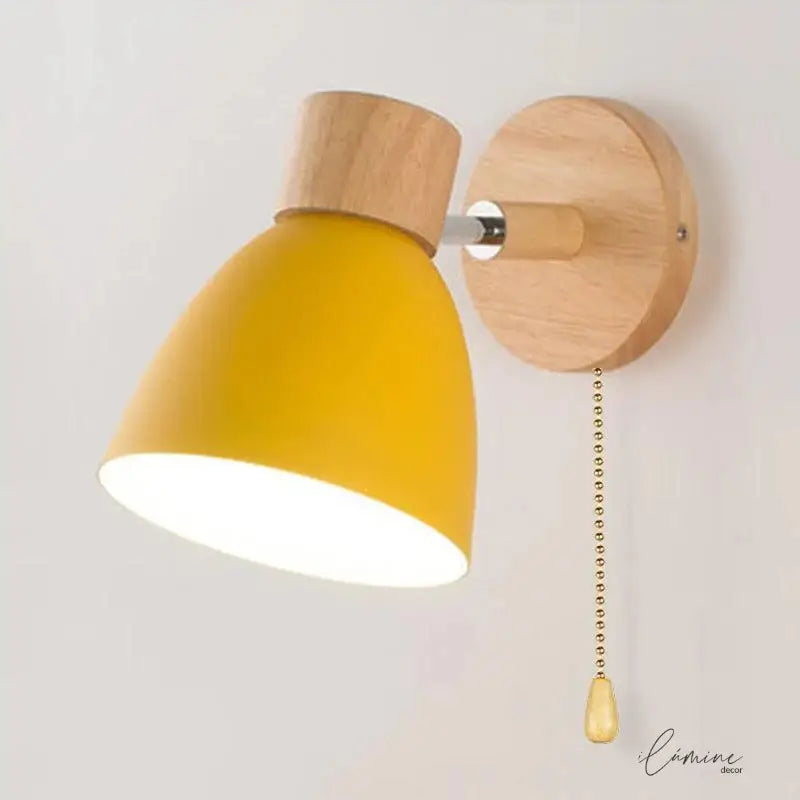 Arandela de Parede Wooden - Ilúmine Decor
