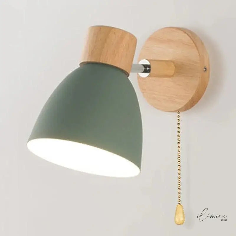 Arandela de Parede Wooden - Ilúmine Decor
